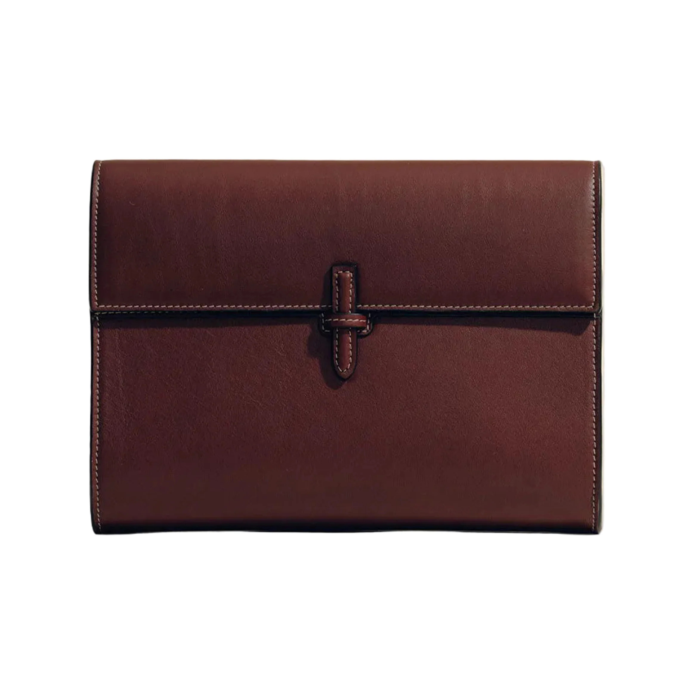 The Large Soft Clutch in Nappa Burgundy | Over The Moon