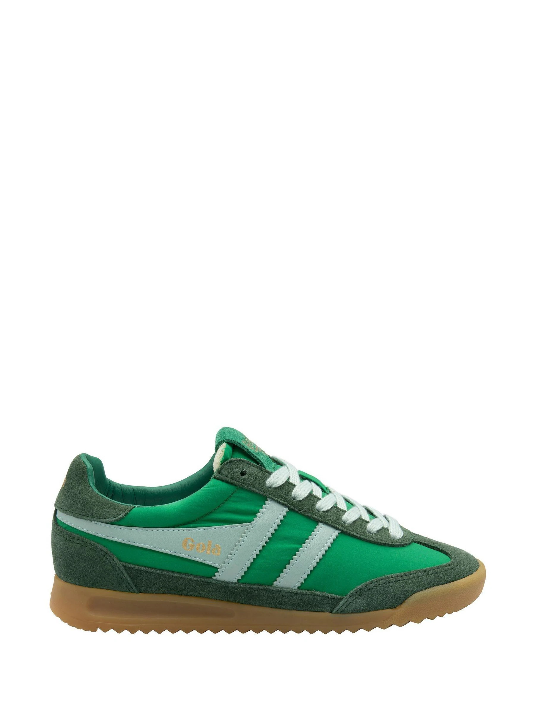 Gola Gola Green Ladies Firefly Nylon Lace-Up Trainers | Next US