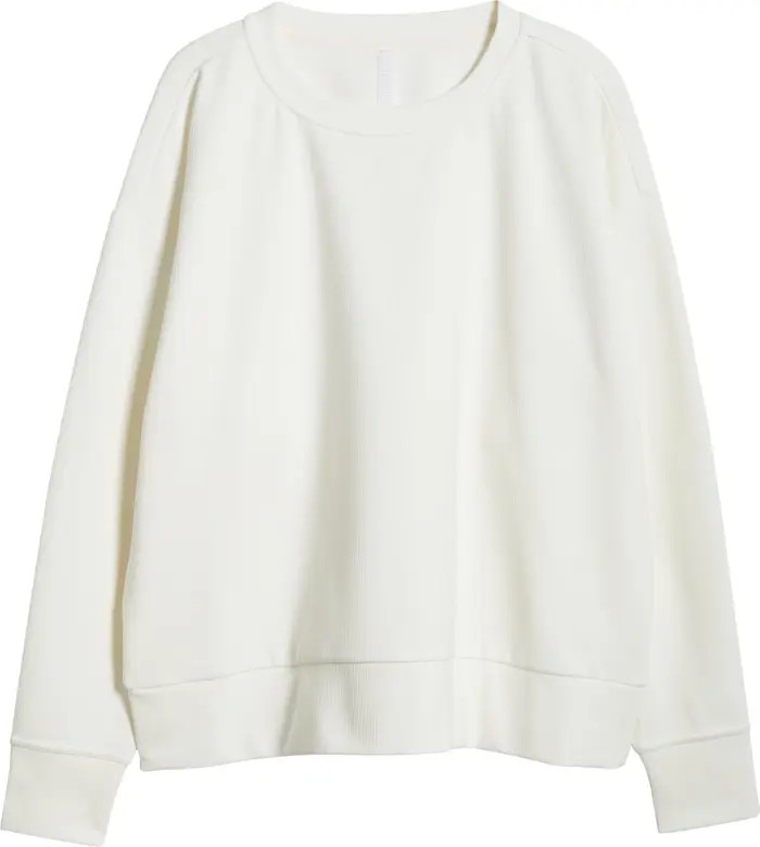 Zella Plush Ottoman Sweatshirt | Nordstrom | Nordstrom