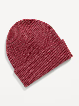 Rib-Knit Cuffed Beanie for Women | Old Navy (US)