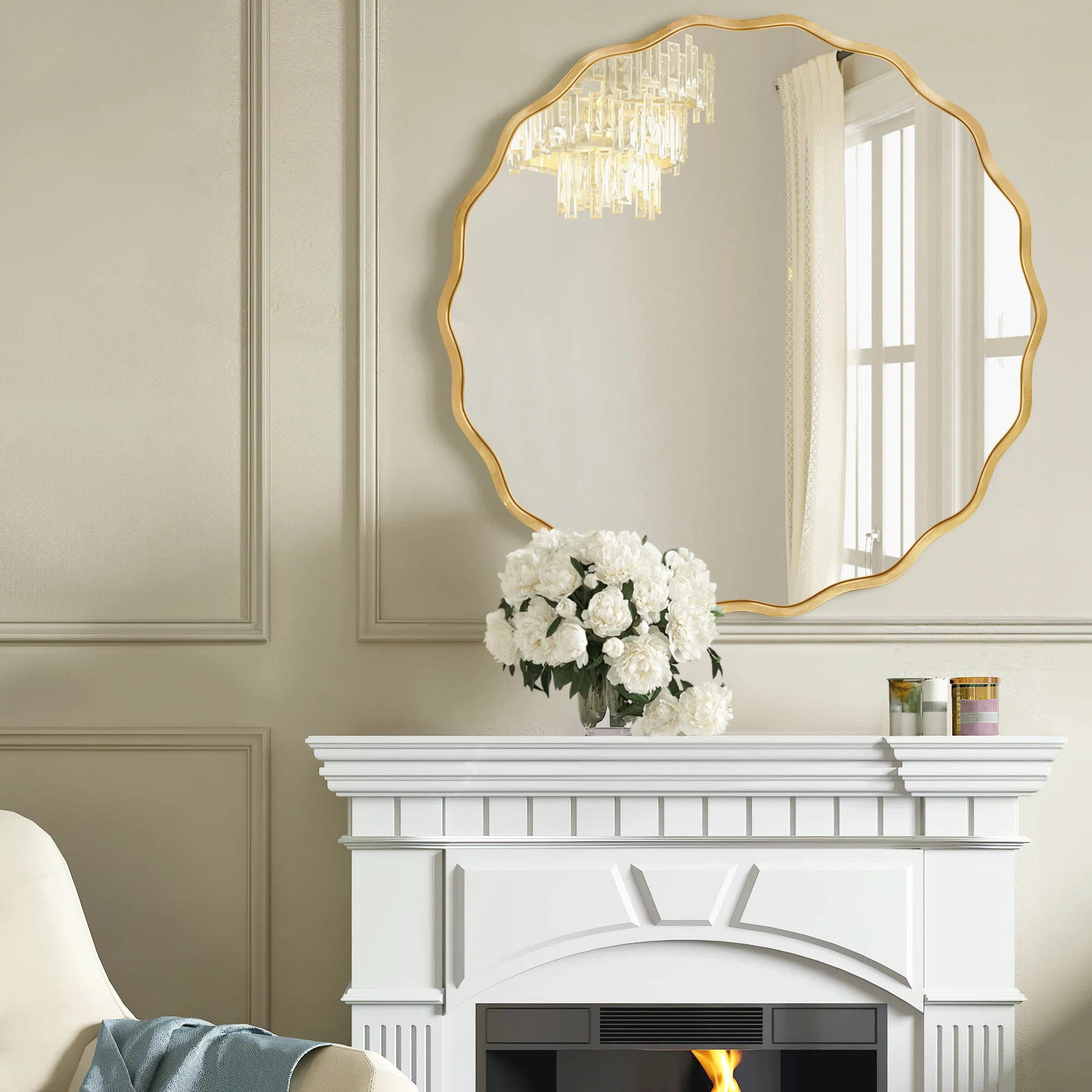 Round Metal Frame Wall MirrorByJXY HOME4.9Rated 4.9 out of 5 stars.21 Reviews | Wayfair North America