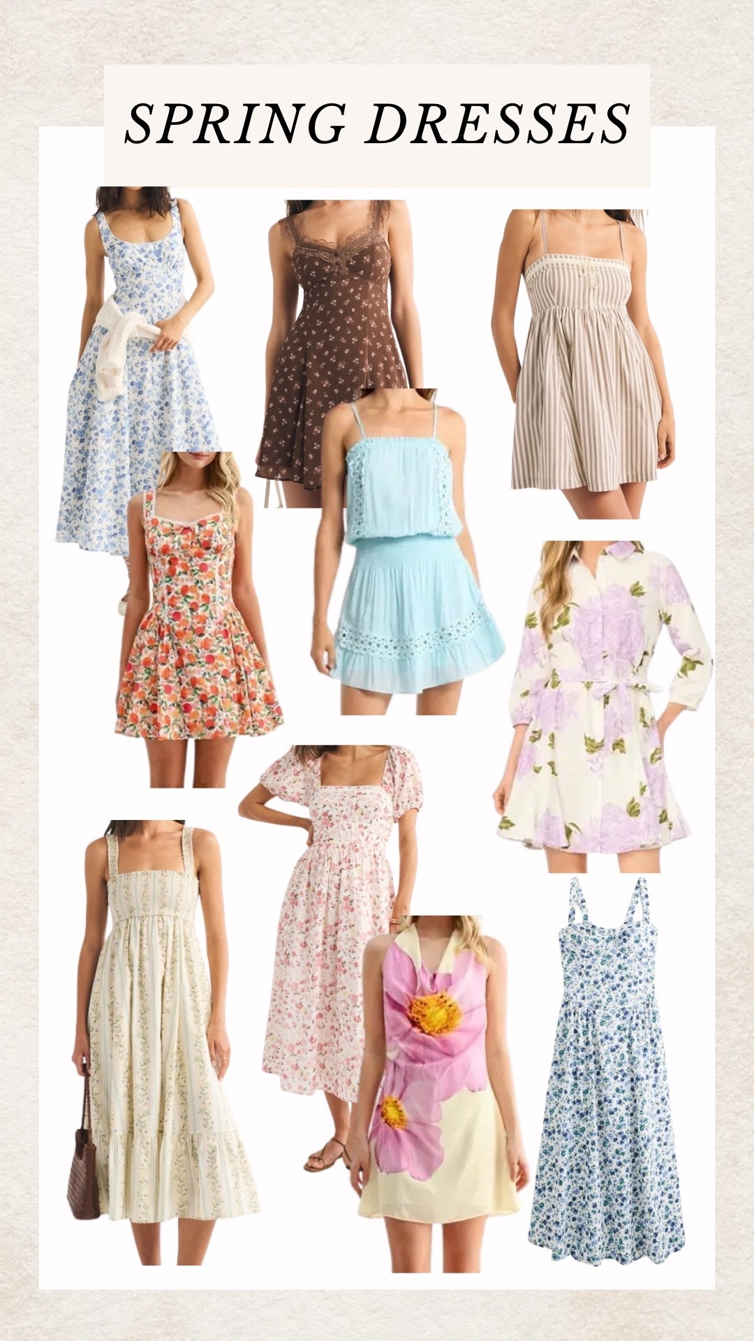 Favorite dresses for spring 2026!

#LTKootd #LTKSeasonal #LTKgrwm