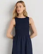 100% Organic Cotton Poplin Boat Neck Maxi Dress | Quince