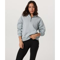 Vuori Restore Relaxed Half Zip Jacket Hoodie | Blue Haze | Medium | Vuori Clothing (US & Canada)