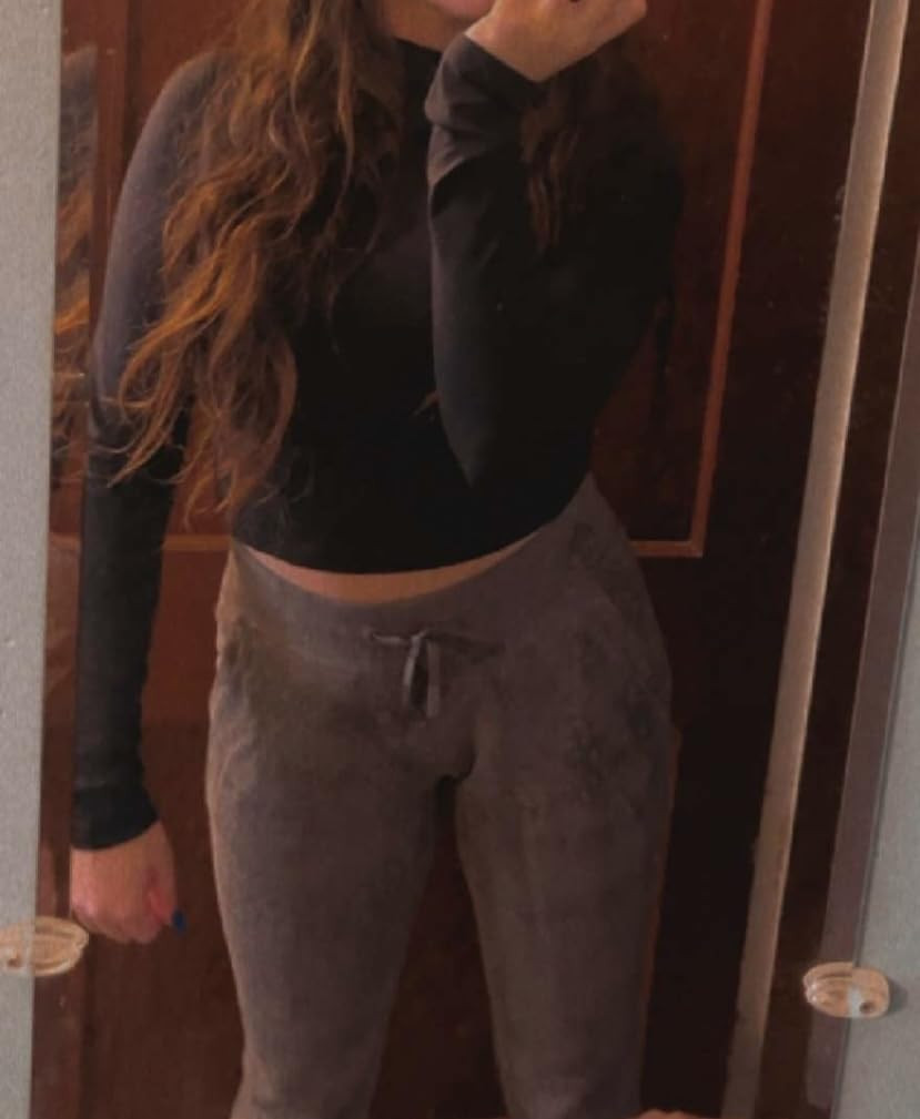 CRZ YOGA Womens Butterluxe Mock Turtleneck Long Sleeves Crop Tops Slim Fit Workout Casual T-Shirt... | Amazon (US)