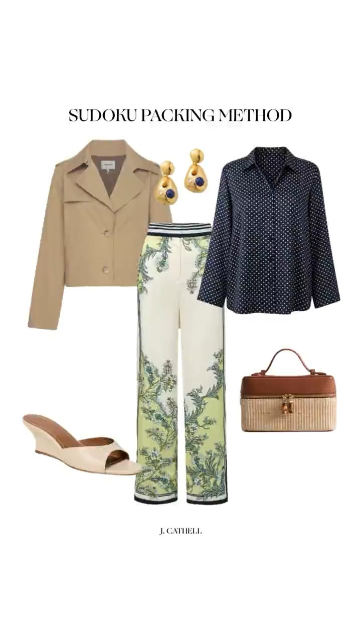 The packing method that actually works ✈️✨

If you’ve ever overpacked and still felt like you had nothing to wear… this is for you. The *sudoku packing method* is all about a simple 3x3 grid—3 tops, 3 bottoms, 3 layers—where every piece works with every other piece. The result? Effortless outfits every time (and way less in your suitcase).

It’s not just packing lighter—it’s packing smarter. Save this for your next trip and tap to shop the pieces I’d build my grid with. 🤍#PackingTips #CapsuleWardrobe #TravelStyle #OutfitPlanning #LTKFinds
 

 

#LTKTravel #LTKootd #LTKOver40 #LTKTravel