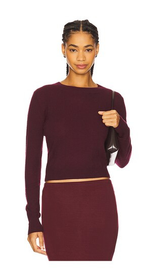 Francis Cashmere Sweater in Oxblood | Revolve Clothing (Global)