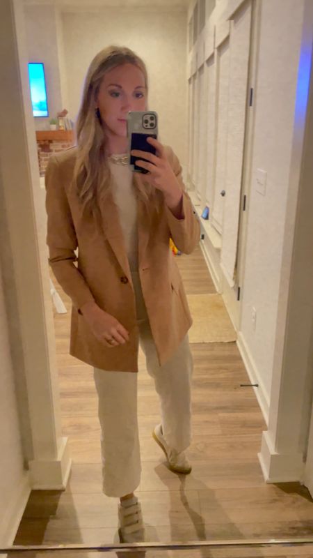 Date night Outfit! Wearing small in blazer 