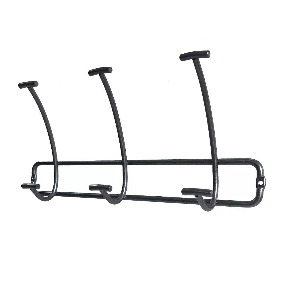 Bent Wire 3 Hooks Rail Black - Threshold™ | Target