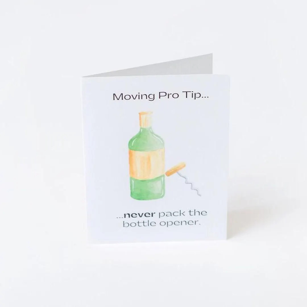 Packing Humor Greeting Card: for Homebuyers and Relocation Clients - Etsy | Etsy (US)