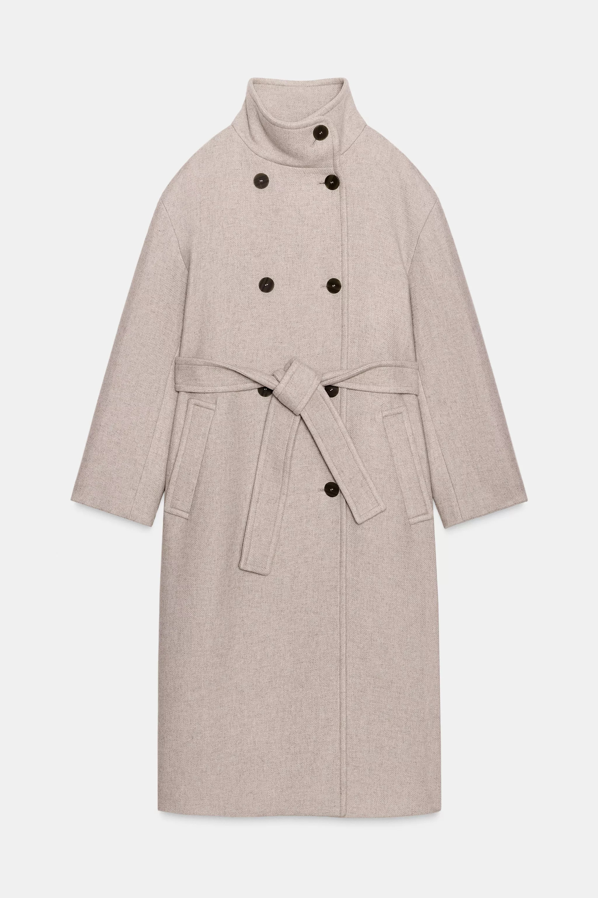OVERSIZED HIGH-NECK COAT ZW COLLECTION LIMITED EDITION | Zara Canada