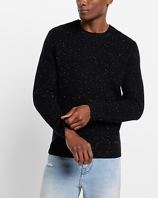 Wool-Blend Crew Neck Sweater | Express