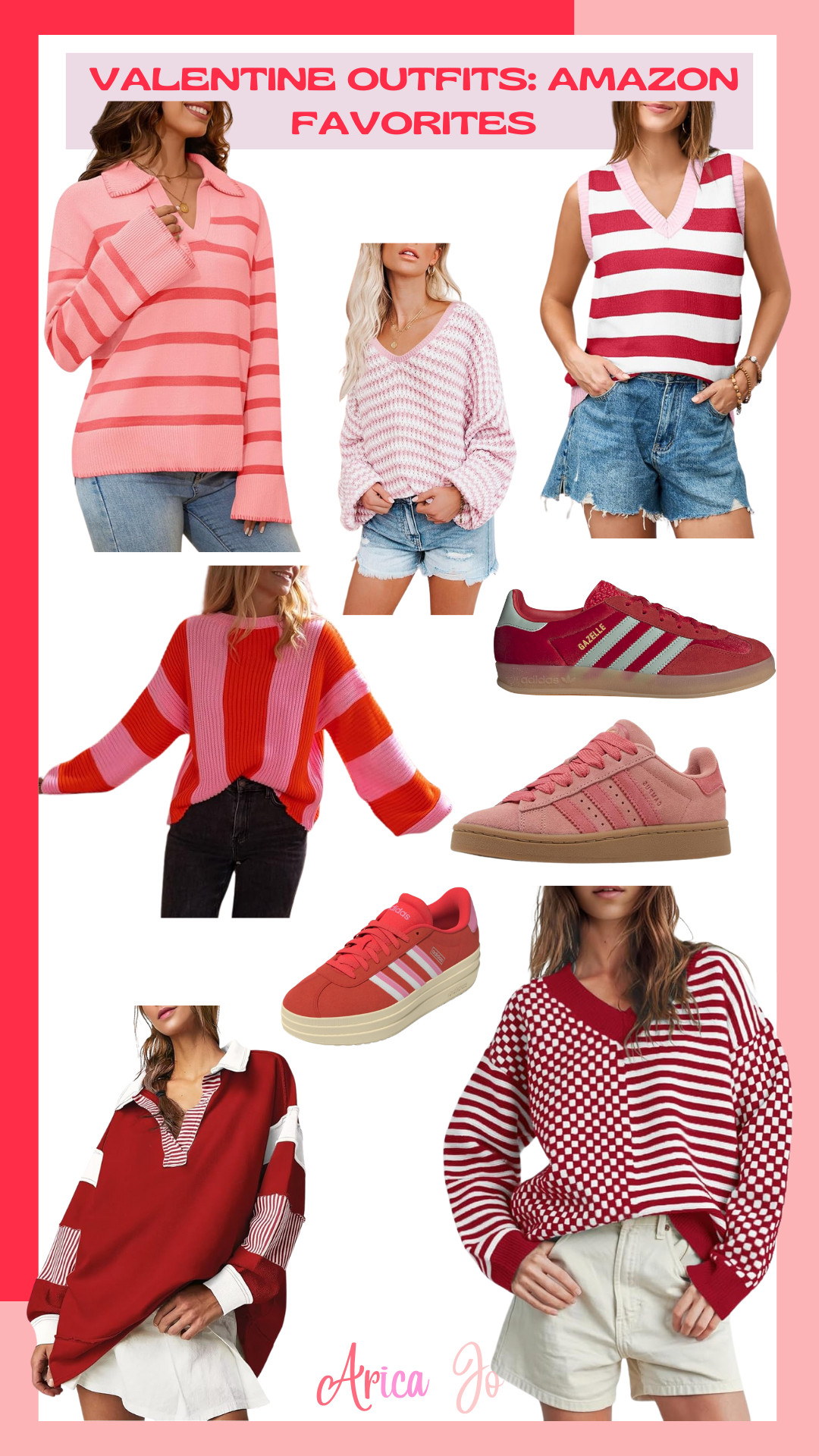 Valentine Outfit Ideas: Amazon Edition ❤️💖

Valentine Outfit Links. Womens Valentine Outfit Links. Pink Outfit Links. Red Outfit Links. Amazon Outfit Links. Amazon Links. Sneaker Links. 

 

#LTKSeasonal #LTKStyleTip #LTKShoeCrush