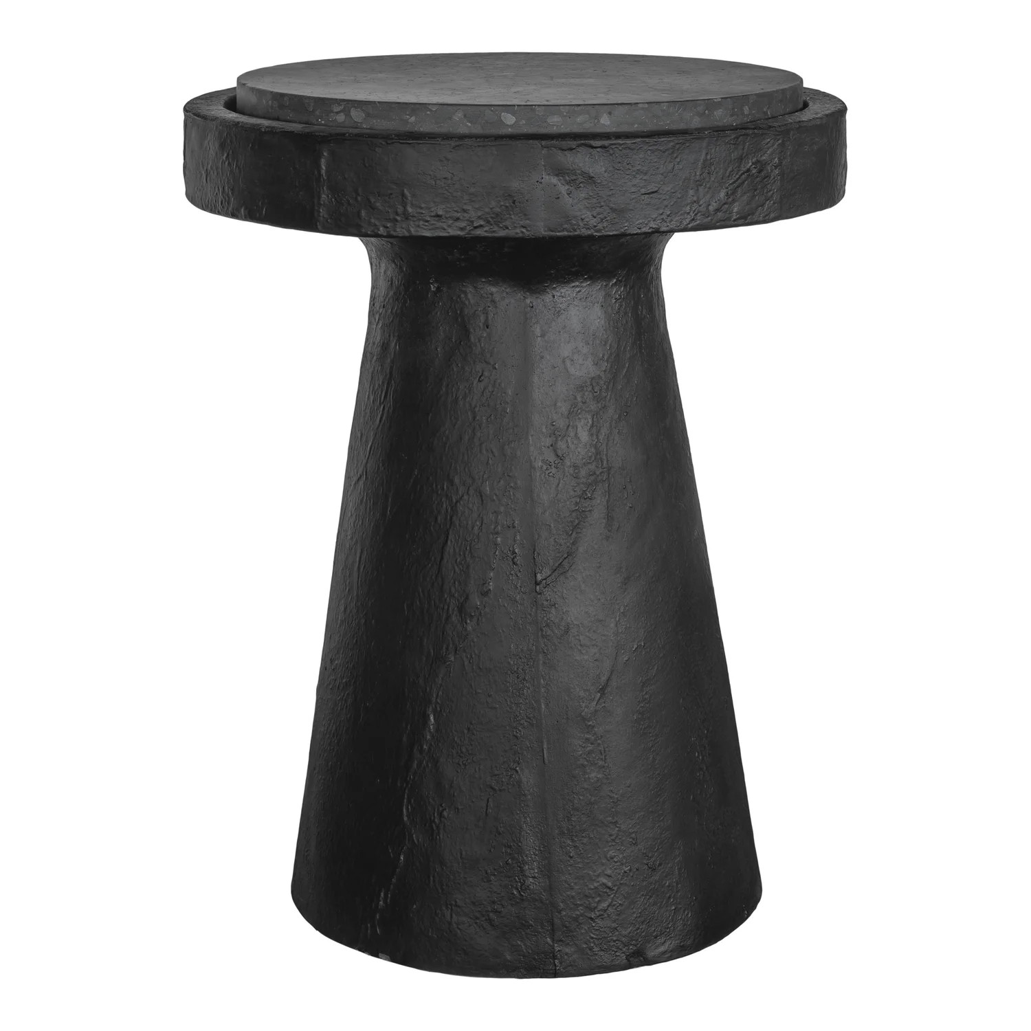 Moe's Home Collection Book Accent Table Black Stone Side Tables | Walmart (US)