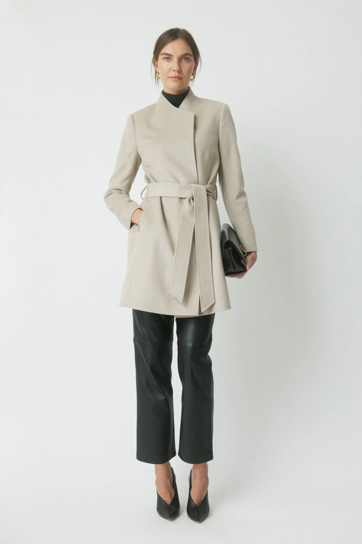Christian Wool Coat - Eggshell | Perri Cutten