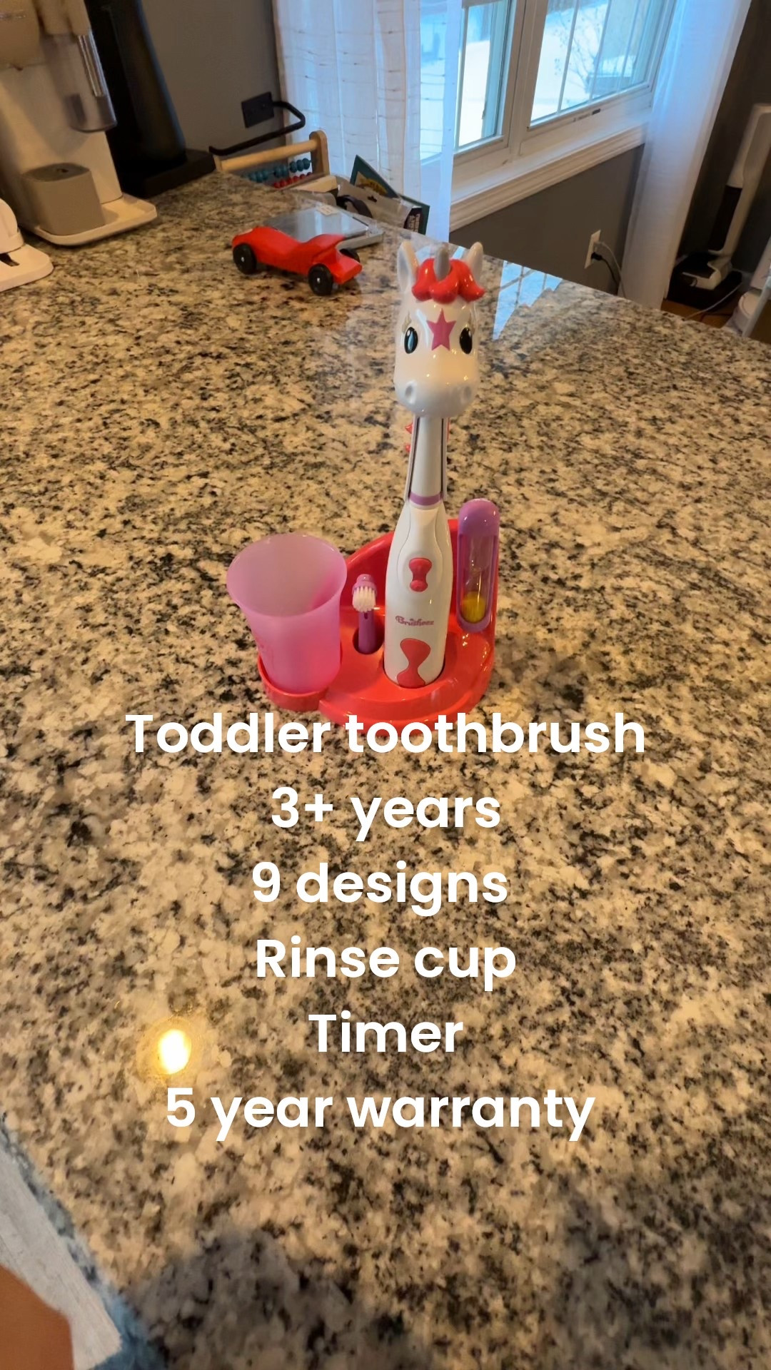 Unique toddler toothbrush set that comes in 9 cute designs and has a 5 year warranty 

#LTKKids #LTKmomlife #LTKBaby