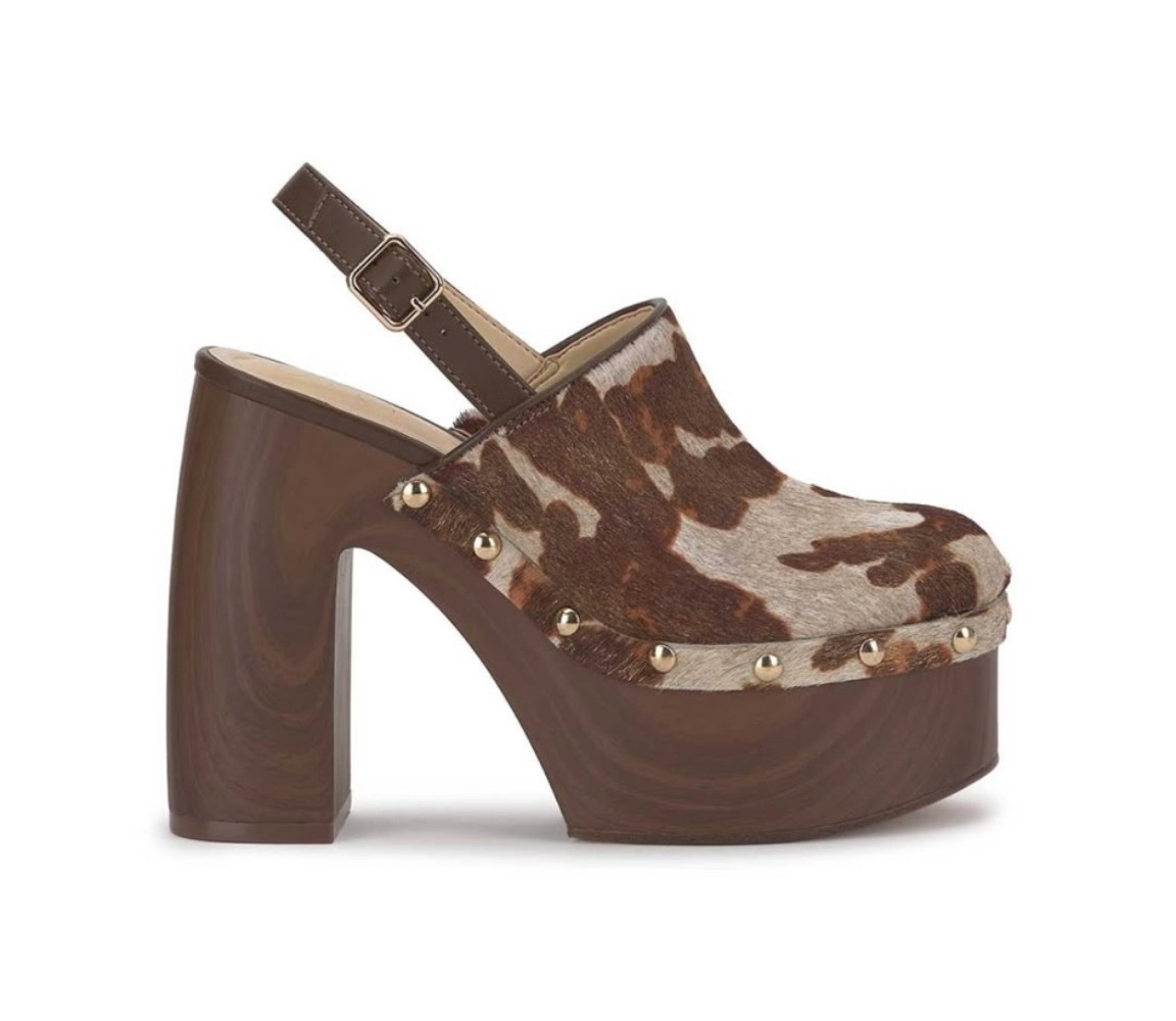 For the shortys: @Jessica Simpson “cazea” platform in cowhide $139