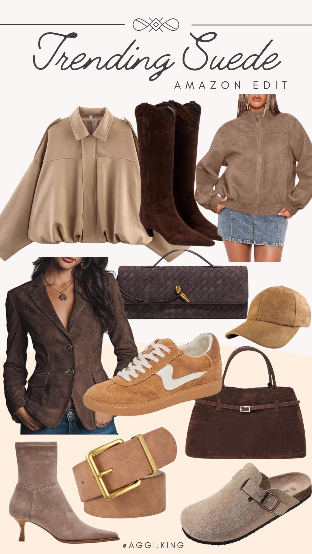 Trending suede for fall on a budget!

#revolve #fall #country #festival #boots #jacket #coat #sweater #dress #boots #denim #jeans #leather #brownsuede #espressobrown #polkadot #burgundycoat #butteryellowsweater #thanksgiving #photos #familyphotos #holidays #gift #giftguide

#LTKHoliday #LTKGiftGuide #LTKSeasonal