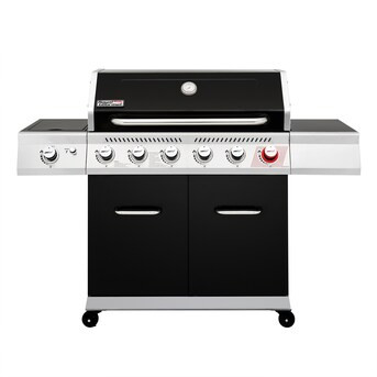 Royal Gourmet Cabinet Style Black 6-Burner Liquid Propane Gas Grill with 1 Side Burner | Lowe's