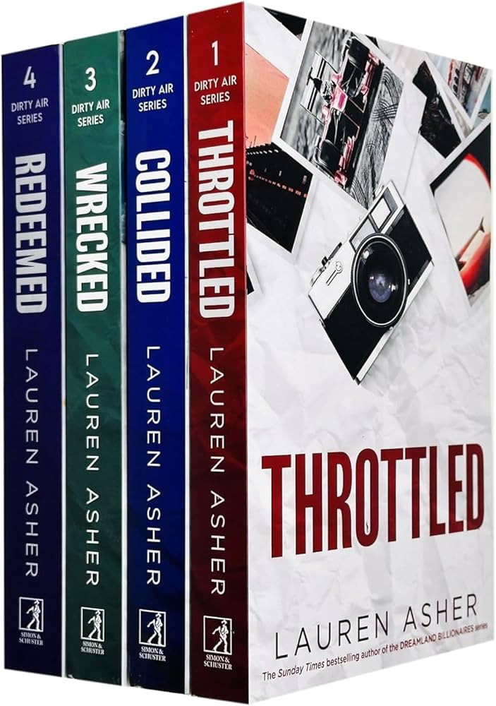 The Dirty Air Series 1-4 Books Collection Set By Lauren Asher (Throttled, Collided, Wrecked & Red... | Amazon (US)