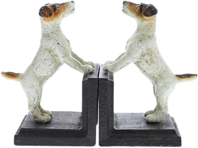 HomArt Cast Iron Jack Russel Bookends | Amazon (US)