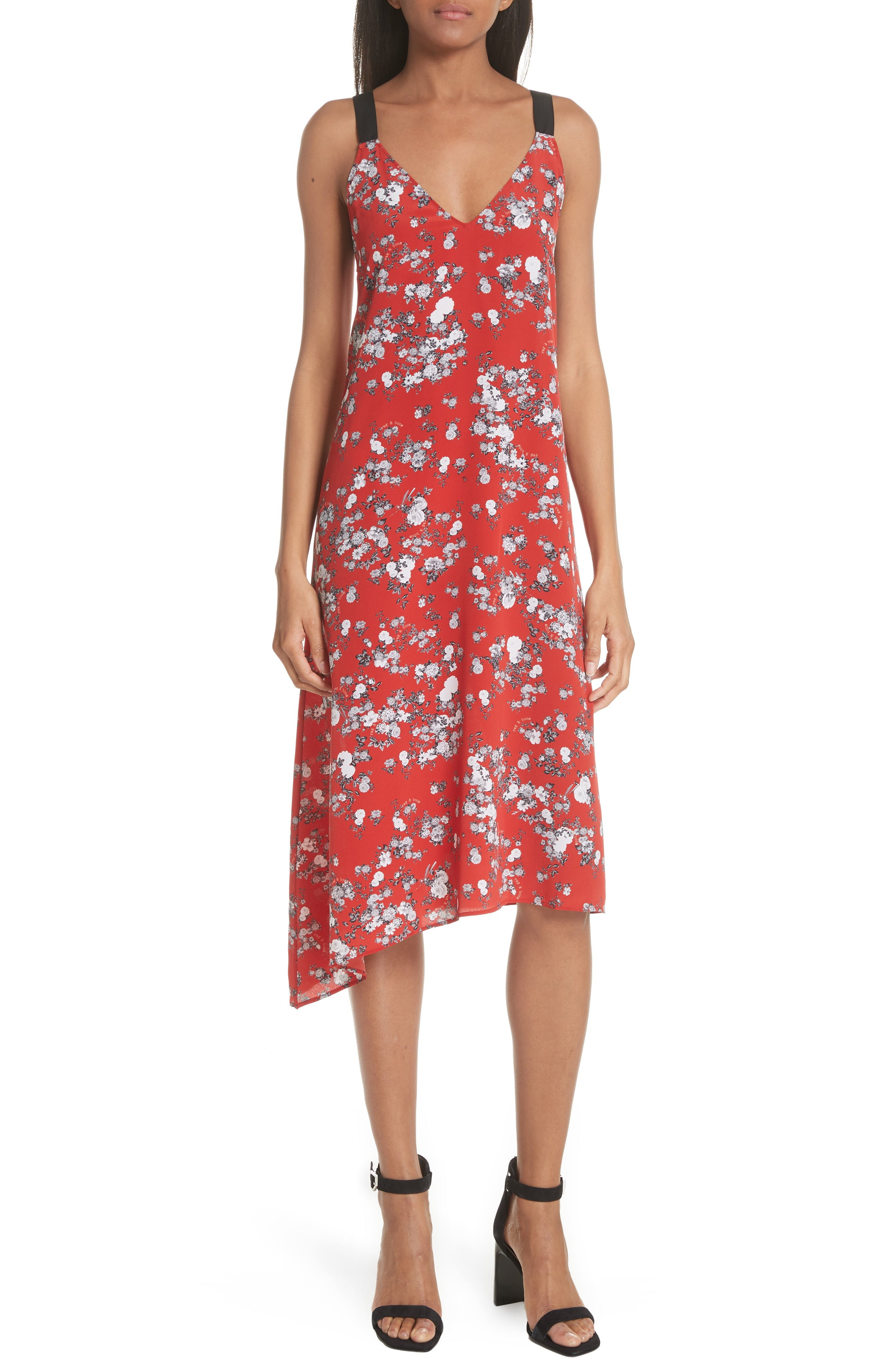 Zoe Floral Print Silk Dress | Nordstrom