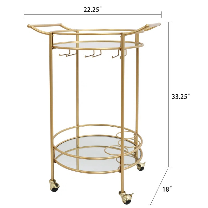 Ciar Metal Bar Cart | Wayfair North America