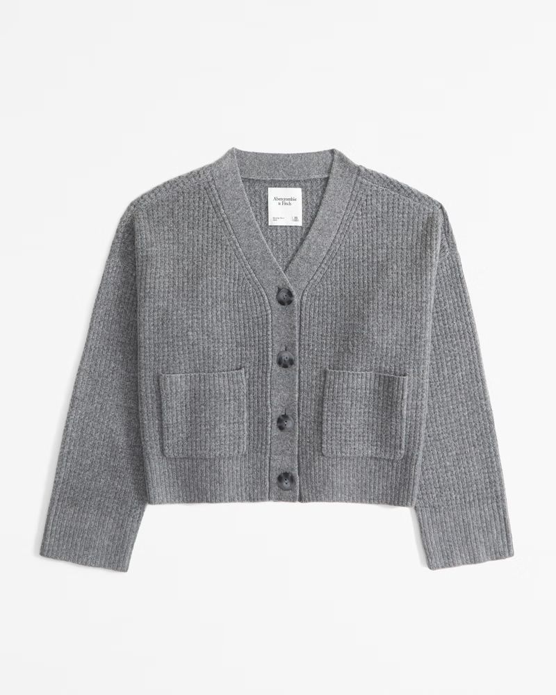 Waffle Cardigan | Abercrombie & Fitch (US)