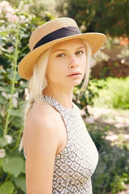 Grosgrain Mini Boater&nbsp;Hat | Urban Outfitters US