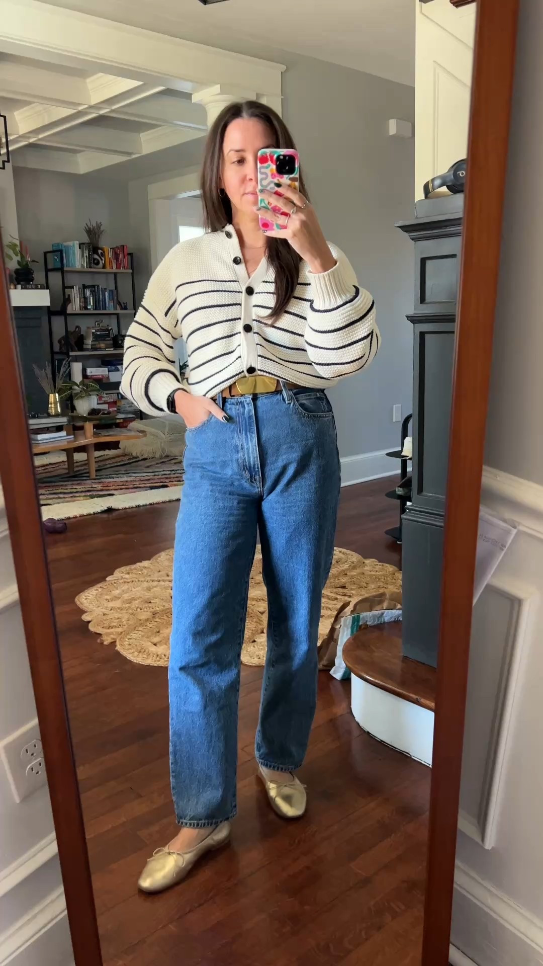 Madewell. Alex mill. Slvrlake. Mansur gavriel. Stripe sweater. Cardigan. Alex mill cardigan. Spring style. Errands. Outfit. Casual outfit.

#LTKWatchNow #LTKFindsUnder100 #LTKSpringSale