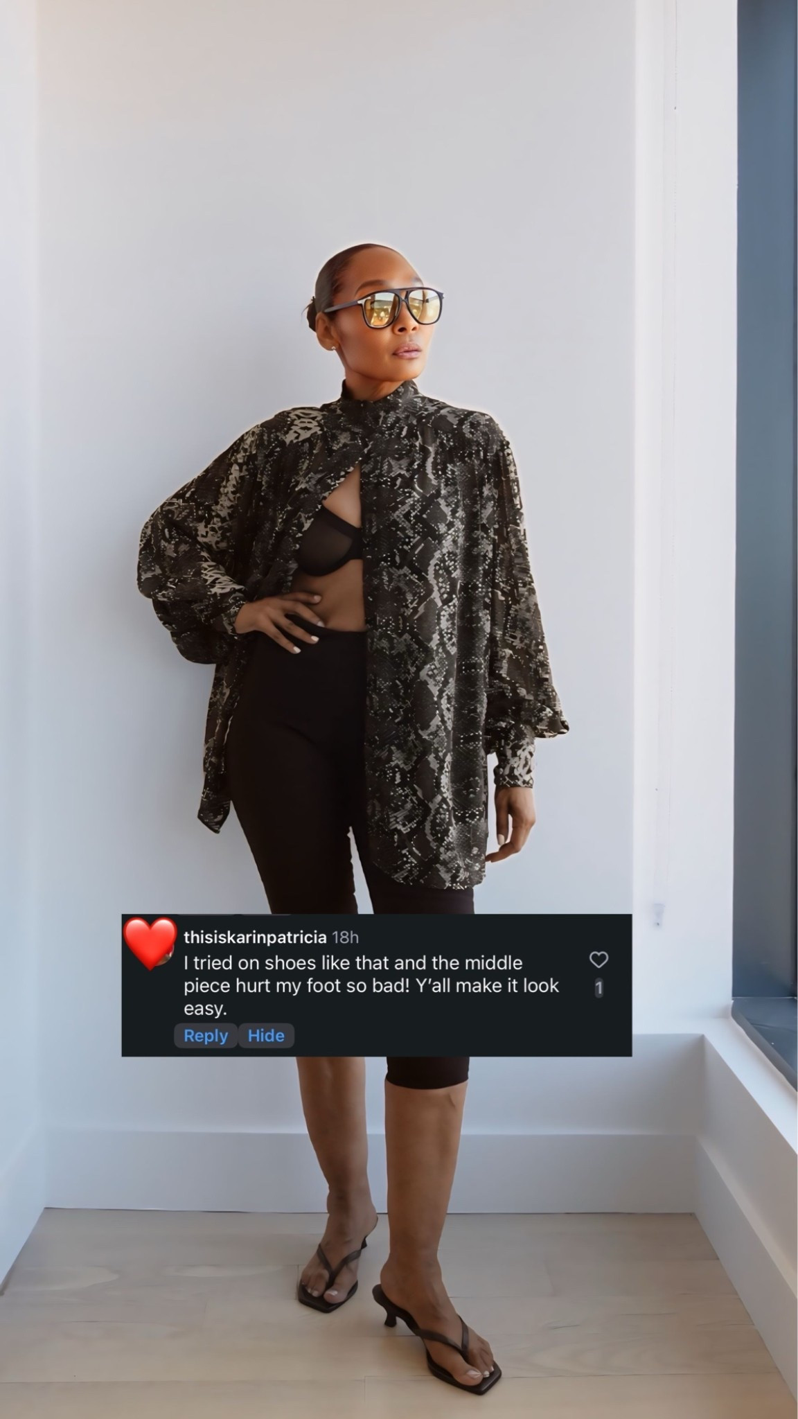 Shopped my closet! The top is very old H&M from 2020 and the capris are mango from 2024. But this post is to tell you what you can do if you have problems wearing those thong sandals.