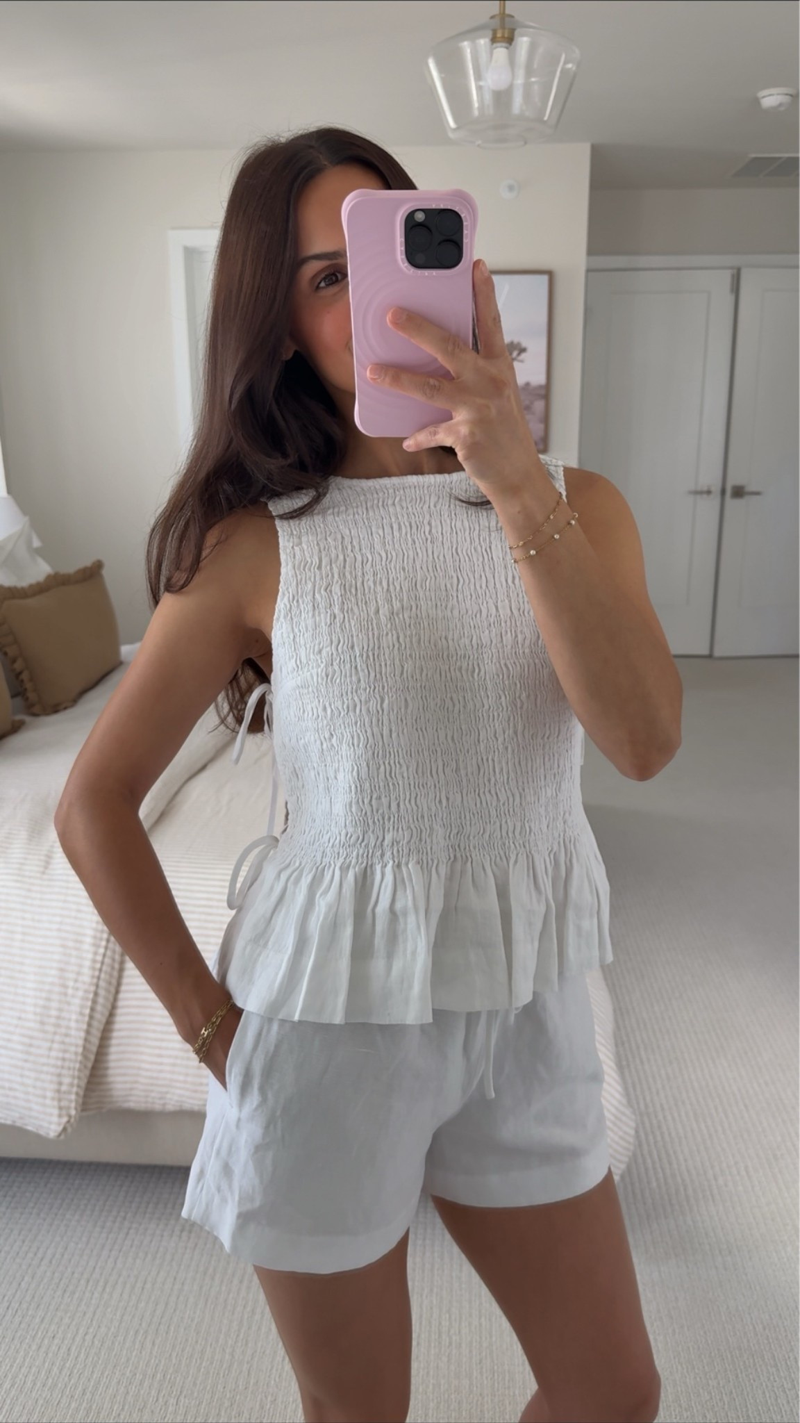 summer set! wearing size XS in both pieces