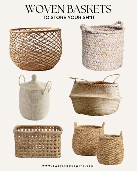 I’m a total basket junkie and I’m super obsessed with all these cute woven baskets for all my storage needs!! I love using them for linens, toys, dog toys, crafts — a little of everything! Which is your favorite?!

#homedecor #homestorage #storageideas #homeorganization 

#LTKhome