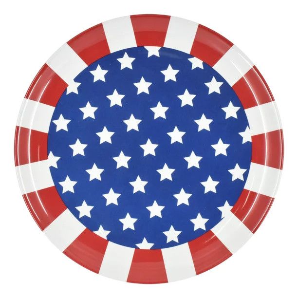 Patriotic Round Tray, 14" -Way to Celebrate | Walmart (US)