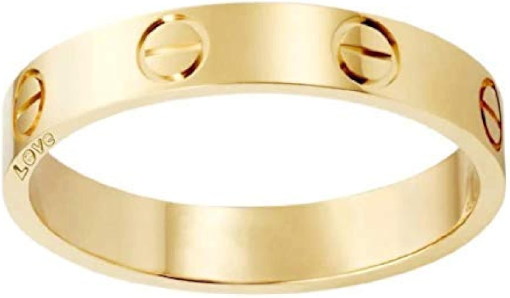 Amazon.com: Love Ring Promise with Screw Design Best Gifts for Men Women and Girls for Love Valen... | Amazon (US)