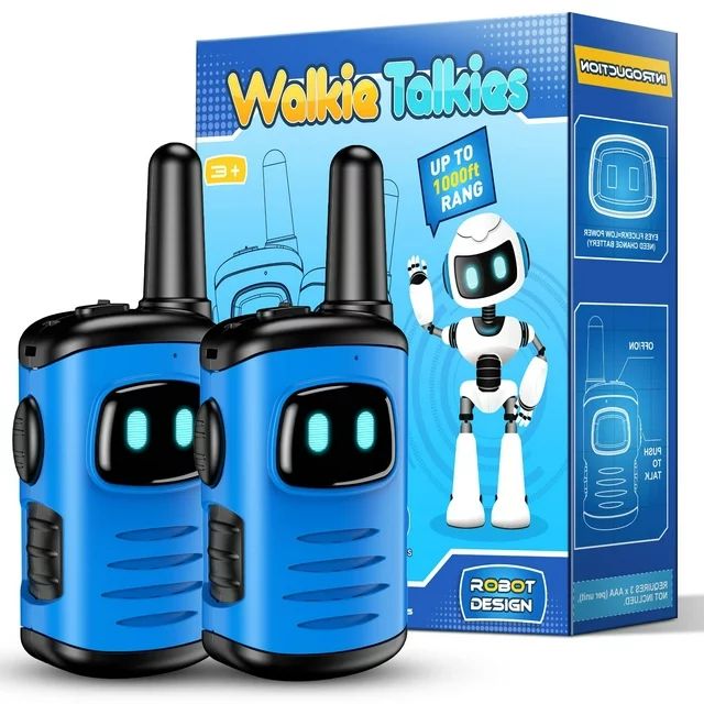 Kids Walkie Taklies for 3-8 Year Old, Two-Way Radios, Toys for Kids Boys 3-5, Mini Robots Walkies... | Walmart (US)
