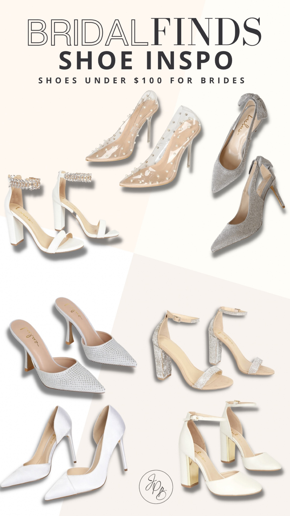 Bridal wedding shoes inspo bride heels white bows pearls rhinestones crystals 
Under $50

#LTKshoecrush #LTKunder50 #LTKwedding