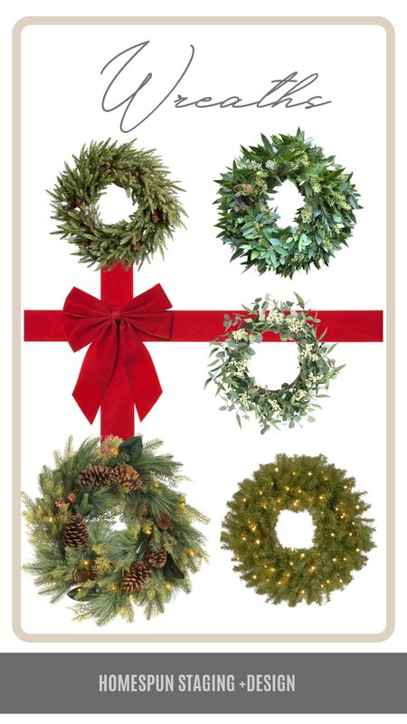 Not linked is the Joss & Main Norwood Fir Faux lighted pine wreath for $38.00usd