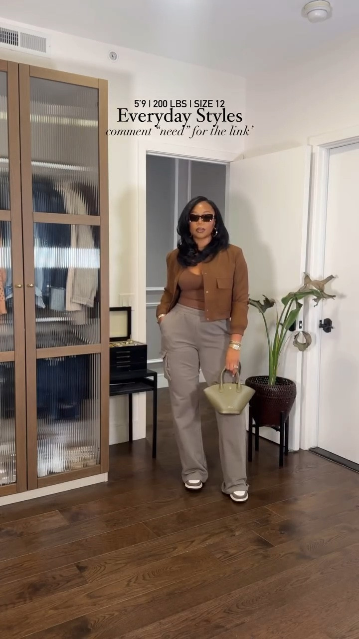 Love this look! I am 5’9 | 200 lbs wearing medium in all tops and the pants are linked on my IG story and January links IG highlight! I am wearing a small extra tall

#LTKmidsize #LTKfindsunder100 #LTKstyletip