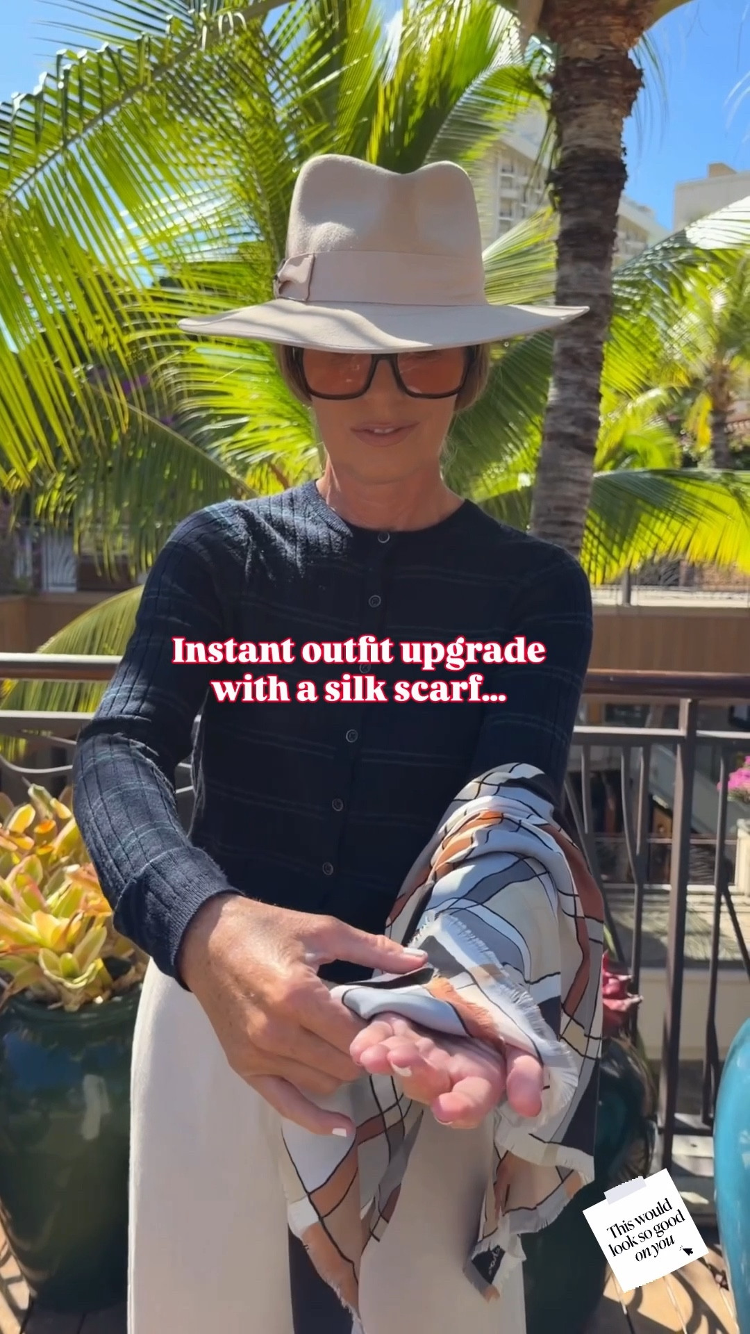 The easiest way to style a silk scarf—and it works with almost any outfit. Would you wear it this way?

#LTKWorkwear #LTKU #LTKOver40