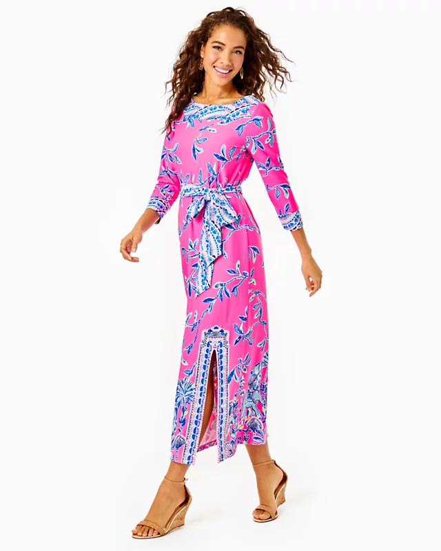 UPF 50+ Carabella Chillylilly Midi Dress | Lilly Pulitzer