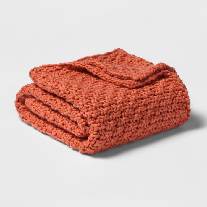 Chunky Knit Throw Blanket - Threshold™ | Target