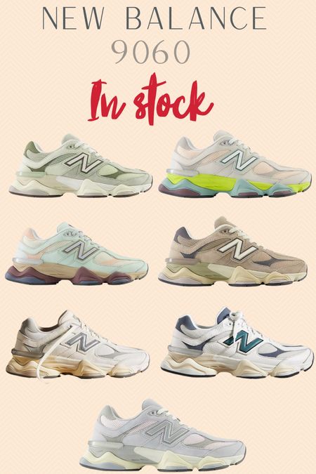 New Balance: 9060 In stock!






New Balance, New Balances, Sneakers, Shoes, Shoe Addict

#LTKshoecrush #LTKitbag #LTKstyletip