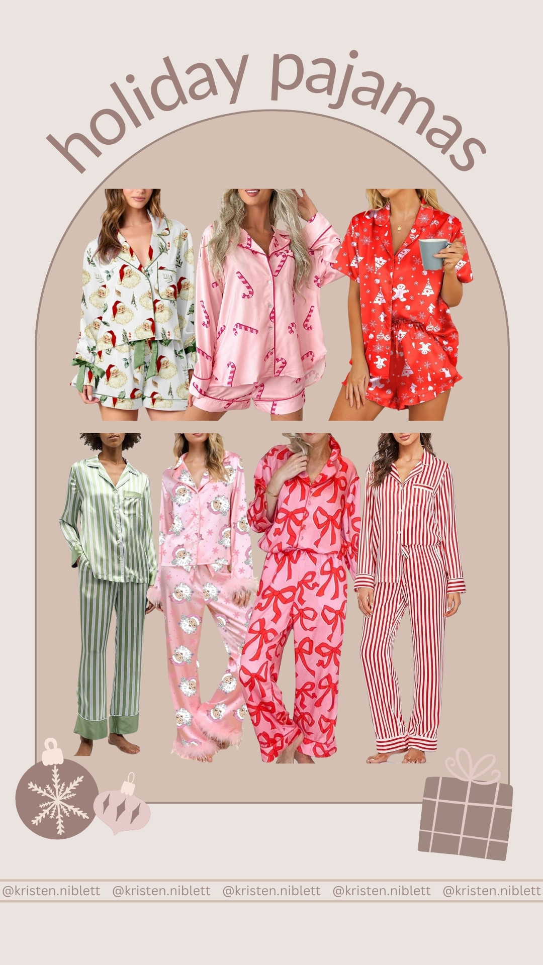 Amazon holiday pajamas! Love the fun pink colors!  

 #LTKHoliday #LTKSeasonal #LTKStyleTip