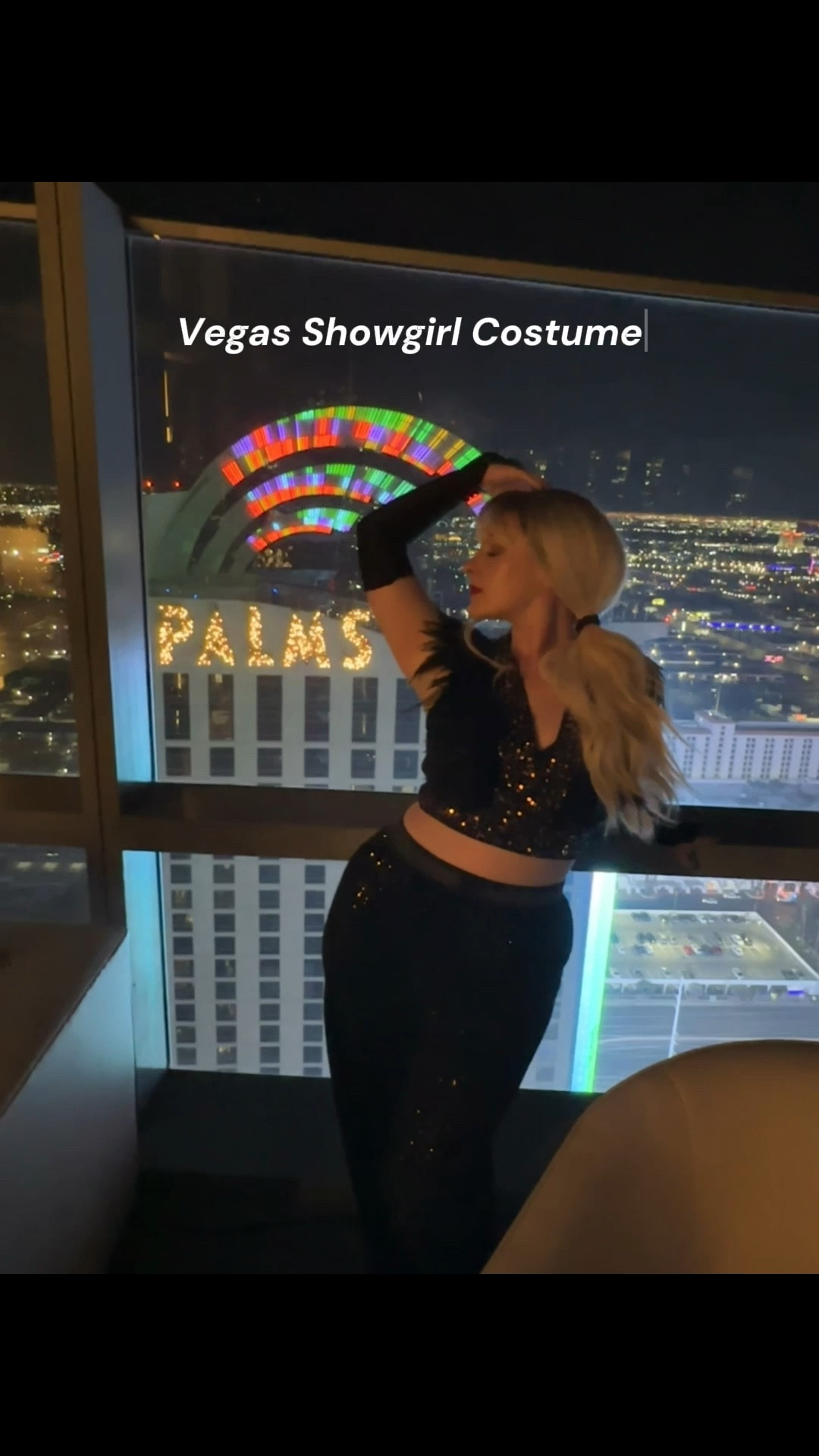 Cute and sexy costume for Vegas! What I wore for a Las Vegas costume party night out. Sequin and feather crop top and sequin high waist wide leg pants. Midsize costume idea 

#LTKHalloween #LTKSeasonal #LTKMidsize