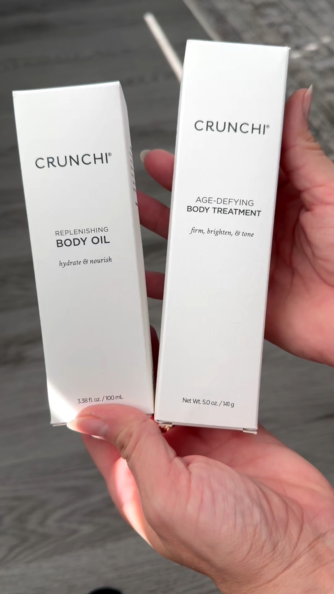 fast-absorbing body oil with a lightweight serum-oil. It delivers non-greasy hydration that smooths rough patches and restores glow. Fragrance-free and gentle enough for the whole family-use it anywhere from elbows to cuticles to hair ends. EWG
Verified, Leaping Bunny Certified, Certified 4ocean Plastic Neutral, Non-GMO, Toxin-Free, Silicone-Free,
Vegan, Gluten-Free.
#skincare #crunchiskin #crunchi #skincareroutine #skincarechristmas
#momchristmas # giftsforher

#LTKGiftGuide #LTKHoliday #LTKmomlife