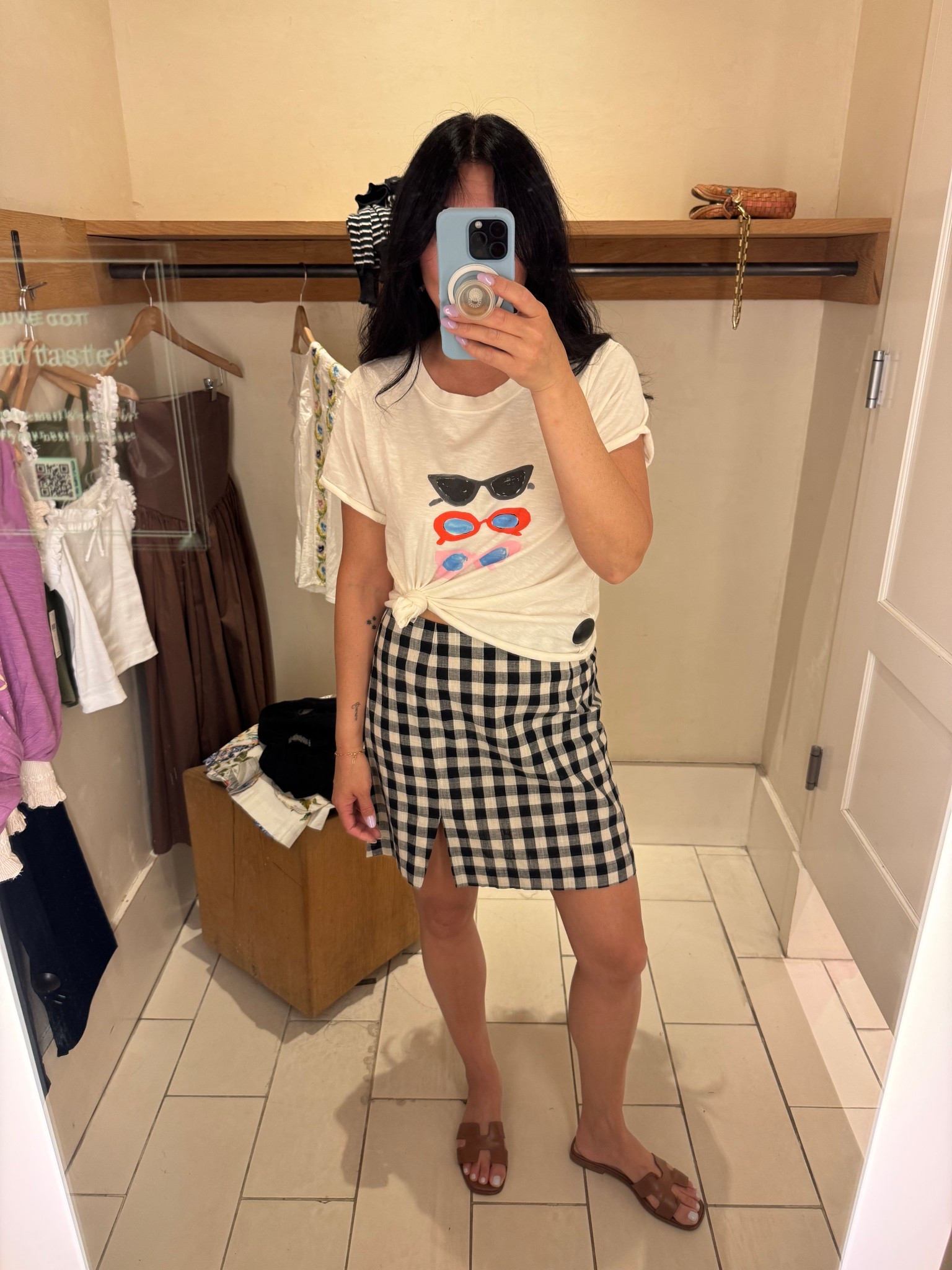 An easy look with this cute tee and mini skirt from @anthropologie. 

#LTKStyleTip