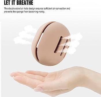 FERYES Makeup Sponge Holder – Shatterproof Eco-Friendly Silicone Beauty Make Up Blender Case fo... | Amazon (US)