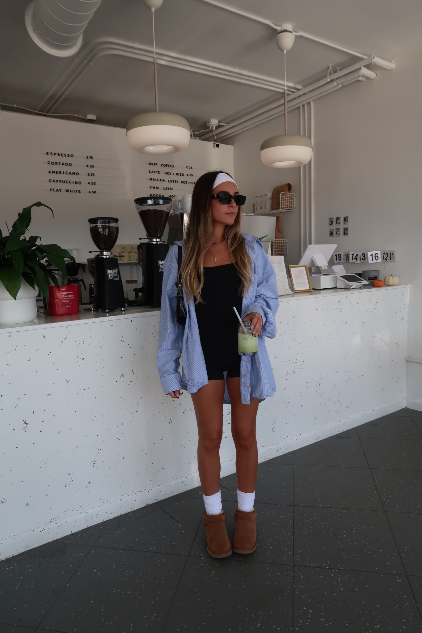 Love a good stripped button up and bodysuit! Always makes an easy put together outfit!

#strippedbuttondown #uggsoutfit #easyoutfit

#LTKStyleTip