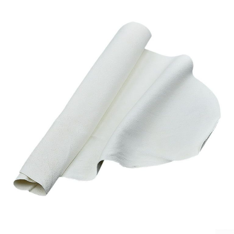 White Natural Chamois Leather Car Cleaning Cloth Washing Absorbent Dry Towel Use | Walmart (US)